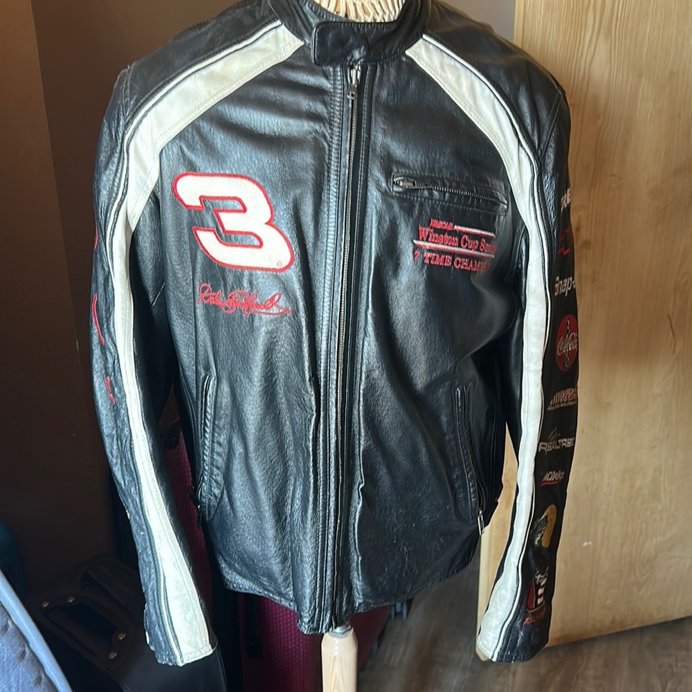 Dale Earnhardt 3 Winston cup series leather jacket